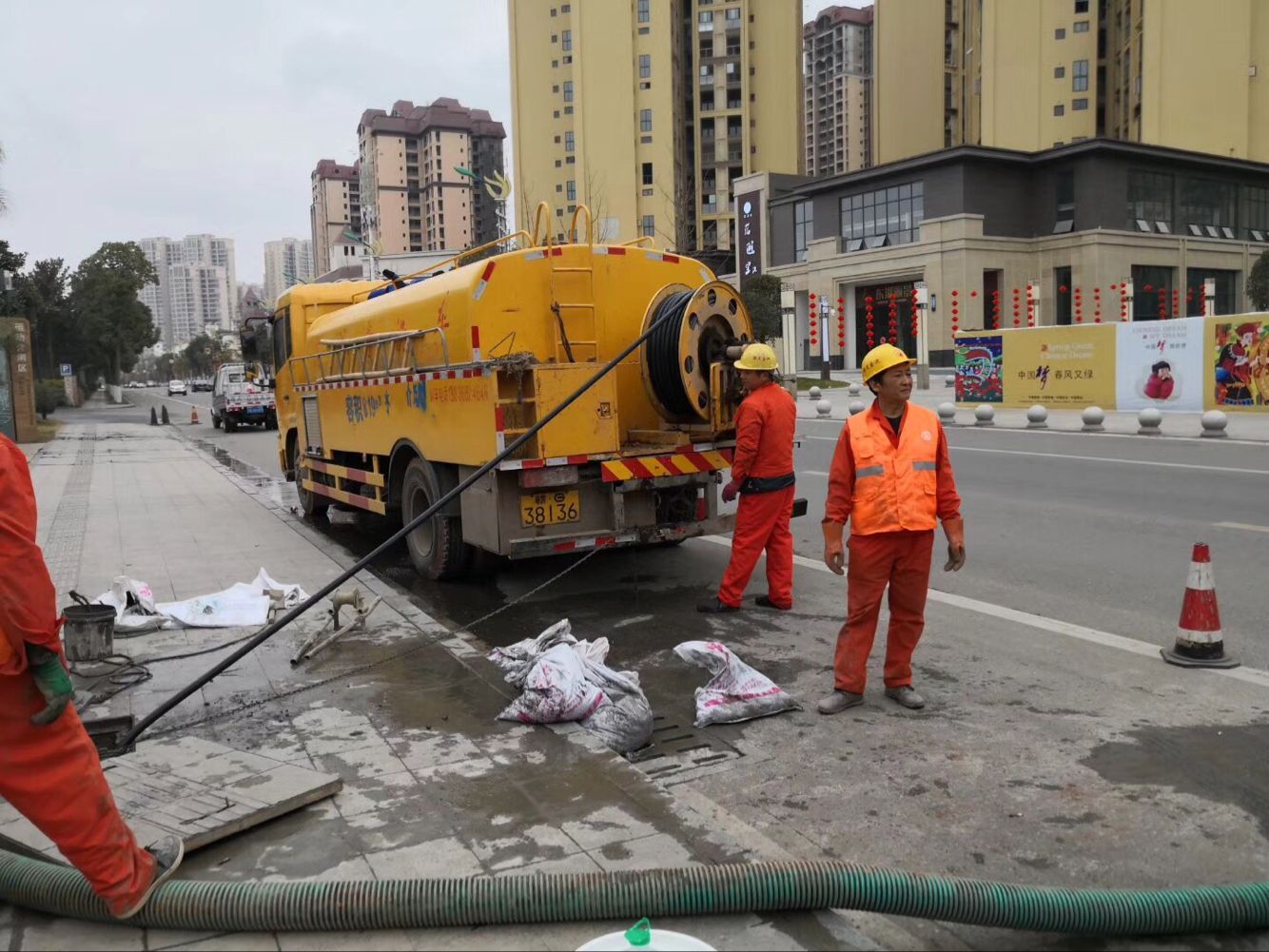 卓尼排污管道清淤-管道清洗